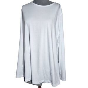 White Long Sleeve Tee Size XL New with Tag